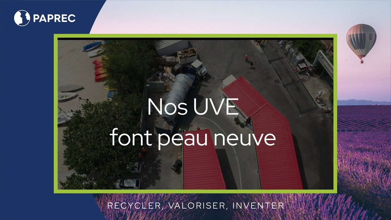 Nos unités de valorisation énergétique font peau neuve !