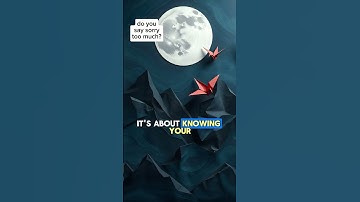 Stop apologising for existing