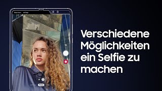 Galaxy Fold 5g Selfies Mit Verschiedenen Kameras Machen Youtube