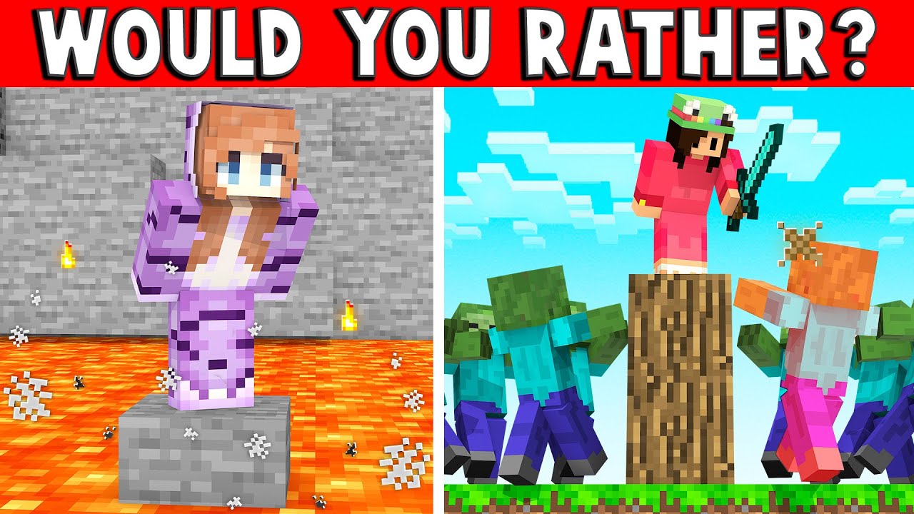 ЭКСТРЕМАЛЬНЫЙ Minecraft А ВЫ БЫ ВЫБРАЛИ?