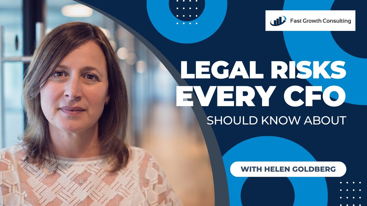 Legal Risks every Start-up CFO needs to know about || Scaleups || CFO Training || Fractional Lawyer