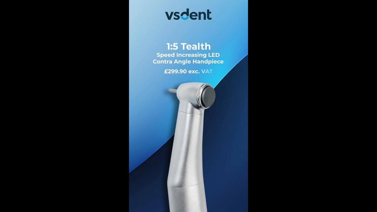 1-5 Tealth Speed Increasing LED Contra Angle Handpiece