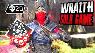 SOLO WRAITH & 20 KILLS IN EPIC GAME (Apex Legends Gameplay)