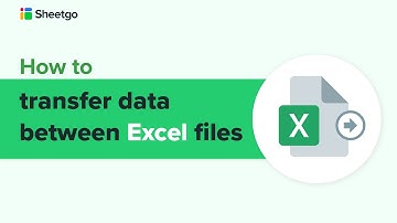 Transfer data from one sheet to another in Excel