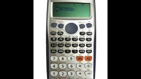 How to find Determinant of matrix using fx-570ES plus calculator