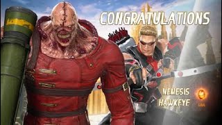Request:Nemesis/Hawkeye Arcade Mode|MARVEL VS. CAPCOM: INFINITE