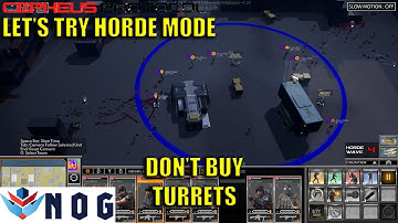 Lets Try Horde Mode | Cepheus Protocol Gameplay | Turrets SUCK in Horde Mode
