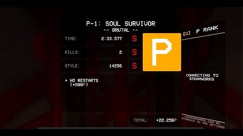 ULTRAKILL P-1 P-Rank (Brutal Minos prime)