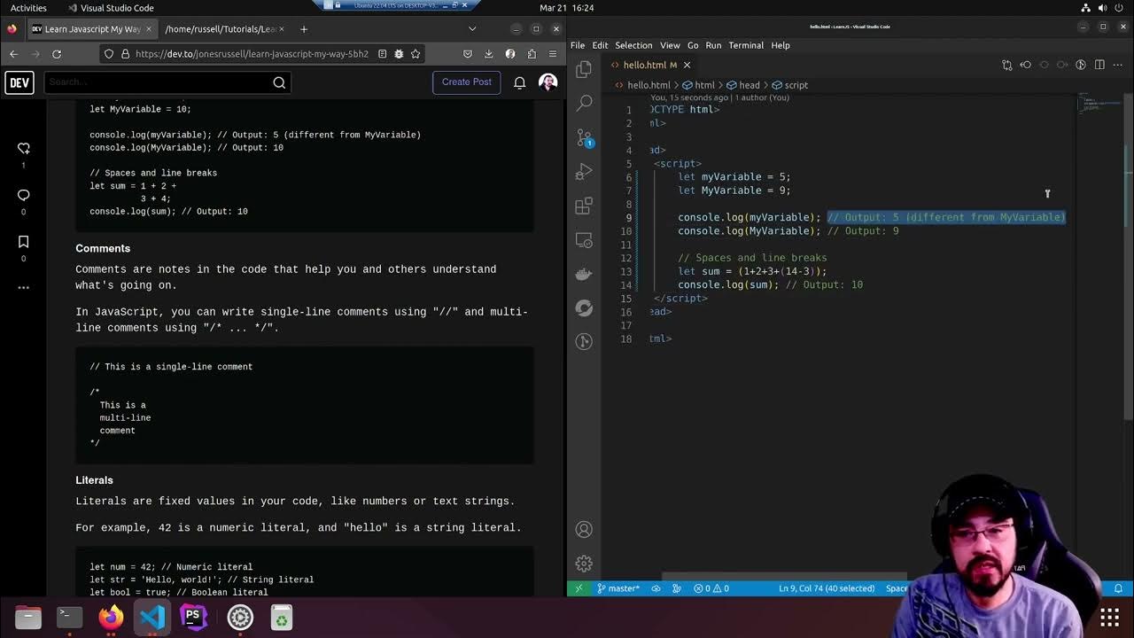 Lexical Structure of Javascript | 2023 - YouTube