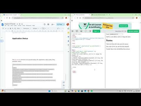 AngularJS Tutorial in Hindi #8 - Knowing application Status