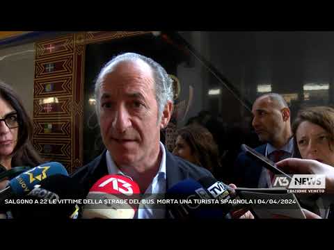 SALGONO A 22 LE VITTIME DELLA STRAGE DEL BUS. MORTA UNA TURISTA SPAGNOLA | 04/04/2024
