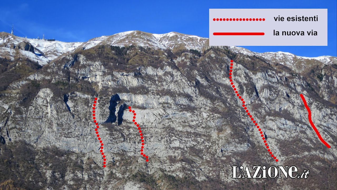 Una nuova via alpinistica sul Col Visentin - YouTube
