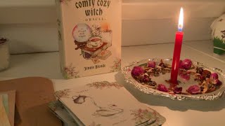The comfy cozy witch - oracle deck - flip through