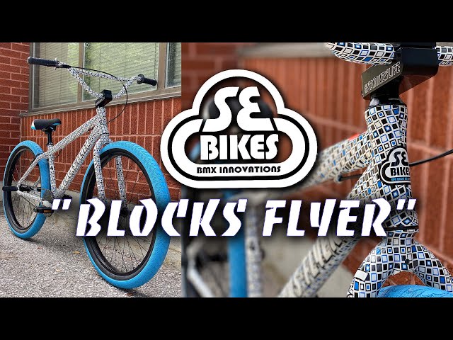 FIRST LOOK) 2023 SE Bikes Blocks Flyer 26 Cruiser BMX Unboxing @ Harvester  Bikes 