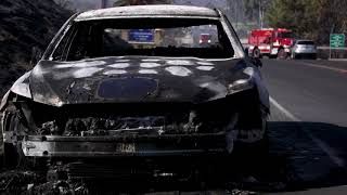 Firefighters battle fire near Camp Pendleton housing