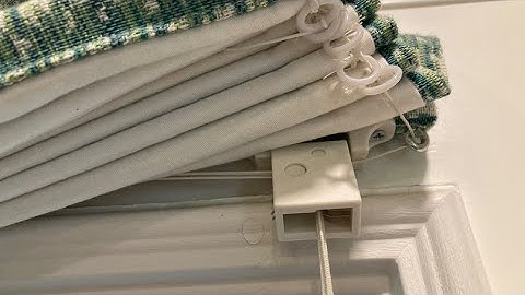 TUTORIAL KOORDVERGRENDELING: Hoe u een koordvergrendeling voor Romeinse jaloezieën en rolgordijne...