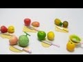 ミニチュアさくさくままごと miniature cut fruits toy