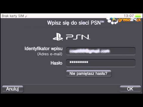 Rozwiązanie problemu z logowaniem do PSN na PlayStation Vita - Tutorial Grasz24.pl