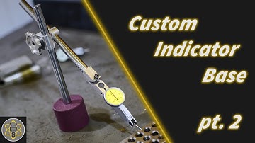Shop made magnetic dial indicator stand pt. 2