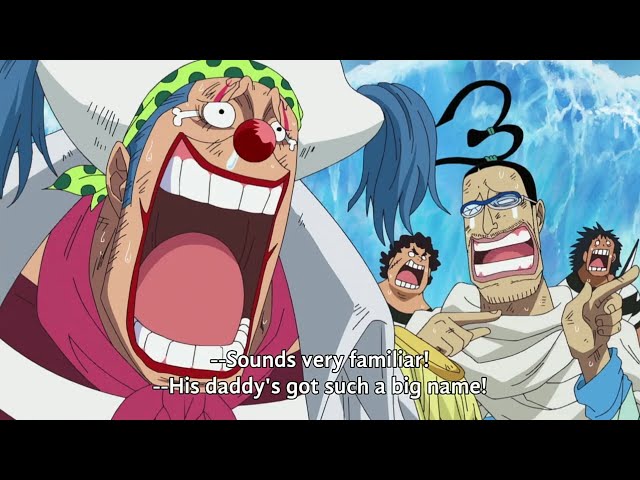 Everyone is shocked with name luffy father (English Sub) class=