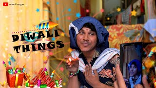 DIWALI THINGS || #actorbhargav  ||