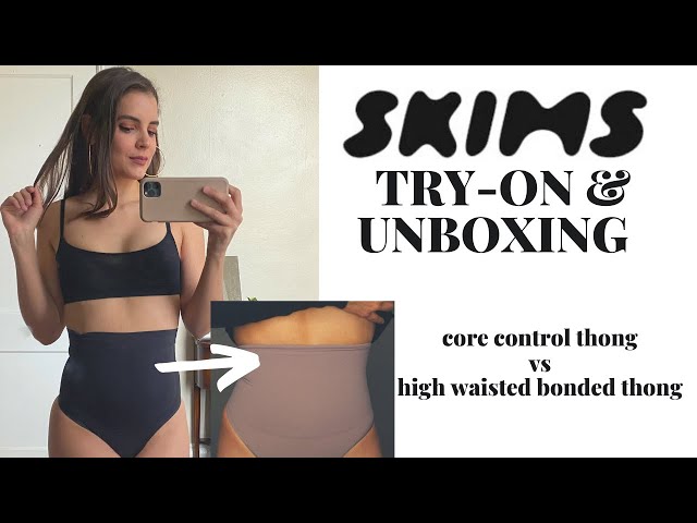 SKIMS Core Control vs Bonded Thong, 2020