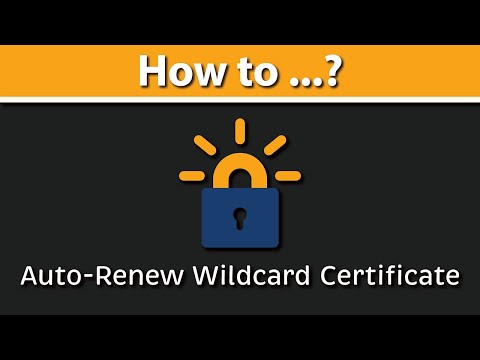Как настроить автоматическое продление сертификата Letsencrypt WILDCARD с DNS-запросом? acme-dns ...
