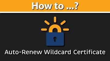 Hoe stel ik automatische verlenging in voor een Letsencrypt WILDCARD-certificaat met DNS-uitdagin...