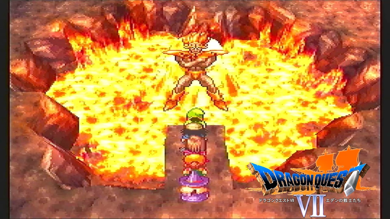 PS ドラゴンクエストVII エデンの戦士たち PS版ドラクエ7】炎の精霊 #43【ドラゴンクエストⅦ エデンの戦士たち