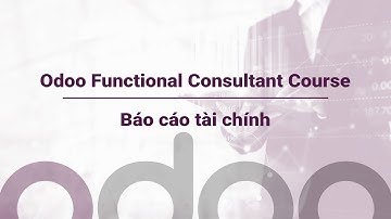 Bài 6: Báo cáo tài chính (P.1) | Khóa học Odoo Functional Consultant | Banna Consulting - NOS