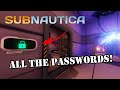 All the Aurora codes for the Locked Doors in Subnautica