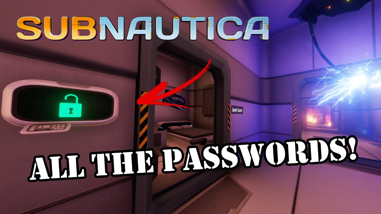 All The Aurora Codes For The Locked Doors In Subnautica Youtube