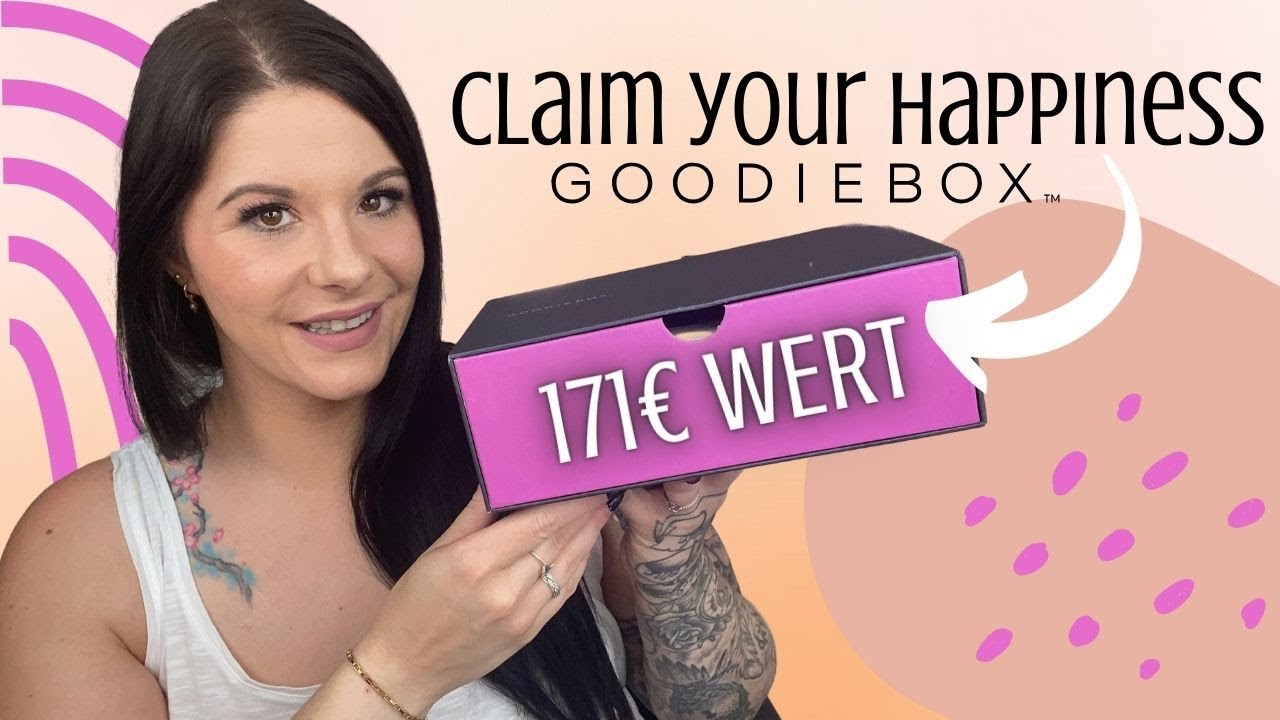 GOODIEBOX AUGUST 21 | 171€ WERT | UNBOXING + 50% RABATT