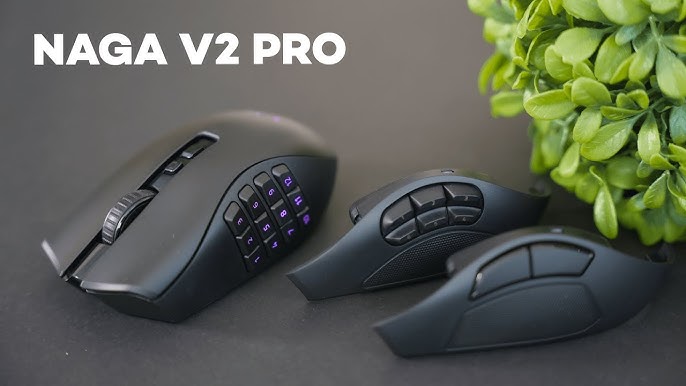 Razer Souris Sans Fil Gaming Naga Pro Noir