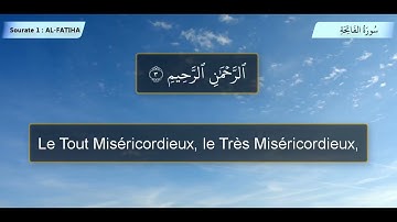 سورة الفاتحة باللغة الفرنسية