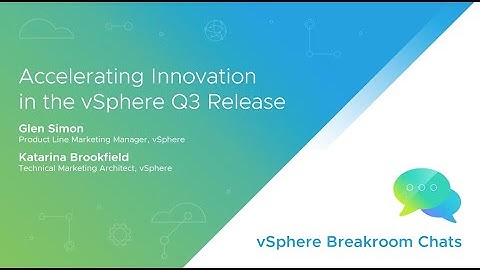 VMware vSphere Breakroom Chats | Episode 30