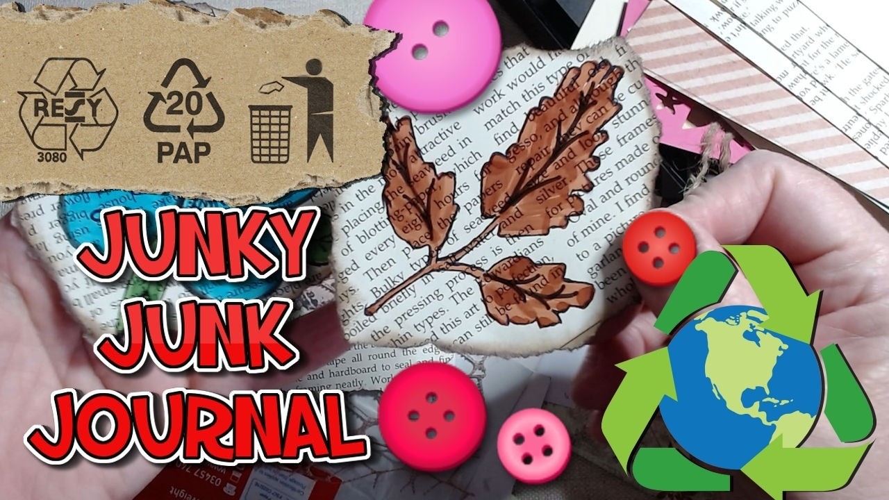 Turning Scrap & Rubbish Into a BEAUTIFUL Junk Journal! ♻️✨ | Part 1