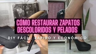 ? Cómo RESTAURAR zapatos VIEJOS, DESCOLORIDOS y PELADOS  DIY | Giuliana Runco