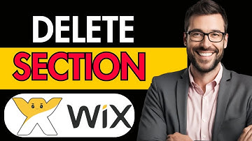 HOW TO DELETE SECTION ON WIX WEBSITE