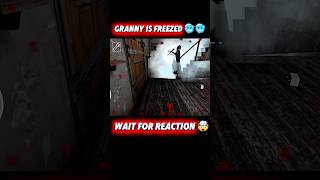 Granny is Freezed 🥶 impossible escape 🤯 #granny #globalgaming