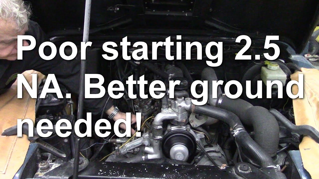 Poor starting 2.5 NA. Better ground needed! - YouTube