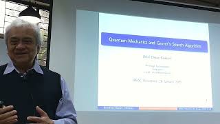 Quantum Mechanics and Grover's Search Algorithm | Prof. Belal Ehsan Baaquie (NUS)