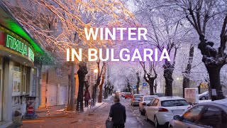 π§π¬ Sofia Snowy Suburbs | 4K Walking Tour Bulgaria