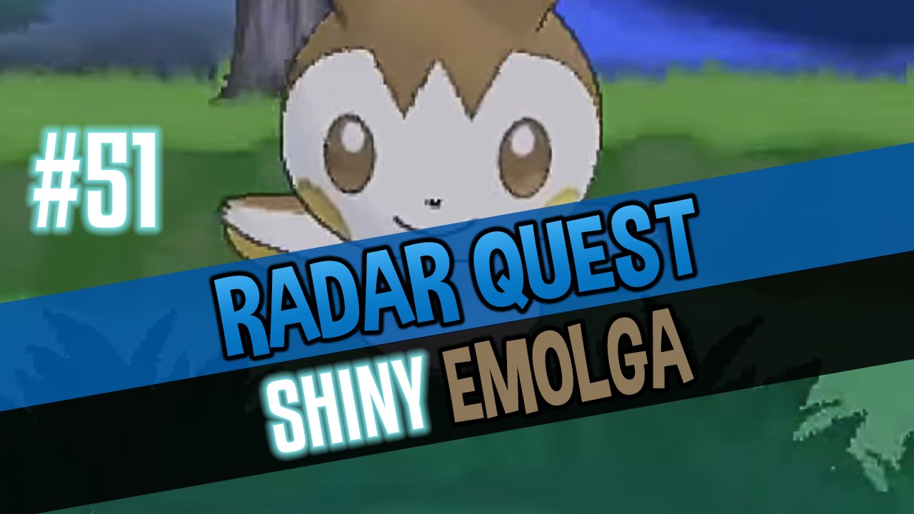 Radar Quest Shiny 51/120 Emolga (PokeRadar)