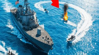 Pirates Challenge U.S. Navy Vessel — A Costly Error...