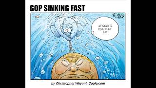 Trump Fri 9.18.2026 Health: Have a Nice Trip~See You Fall! Art by Christopher Weyant/Cagle Cartoons