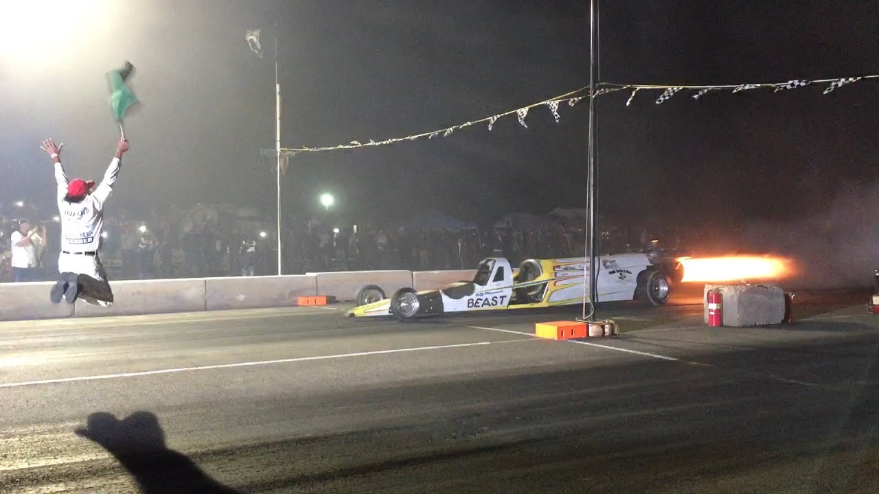 Eagle Field Drags, "The Beast", Jet Dragster YouTube