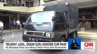 Terjerat Judol, Oknum Guru Honorer Curi Pikap