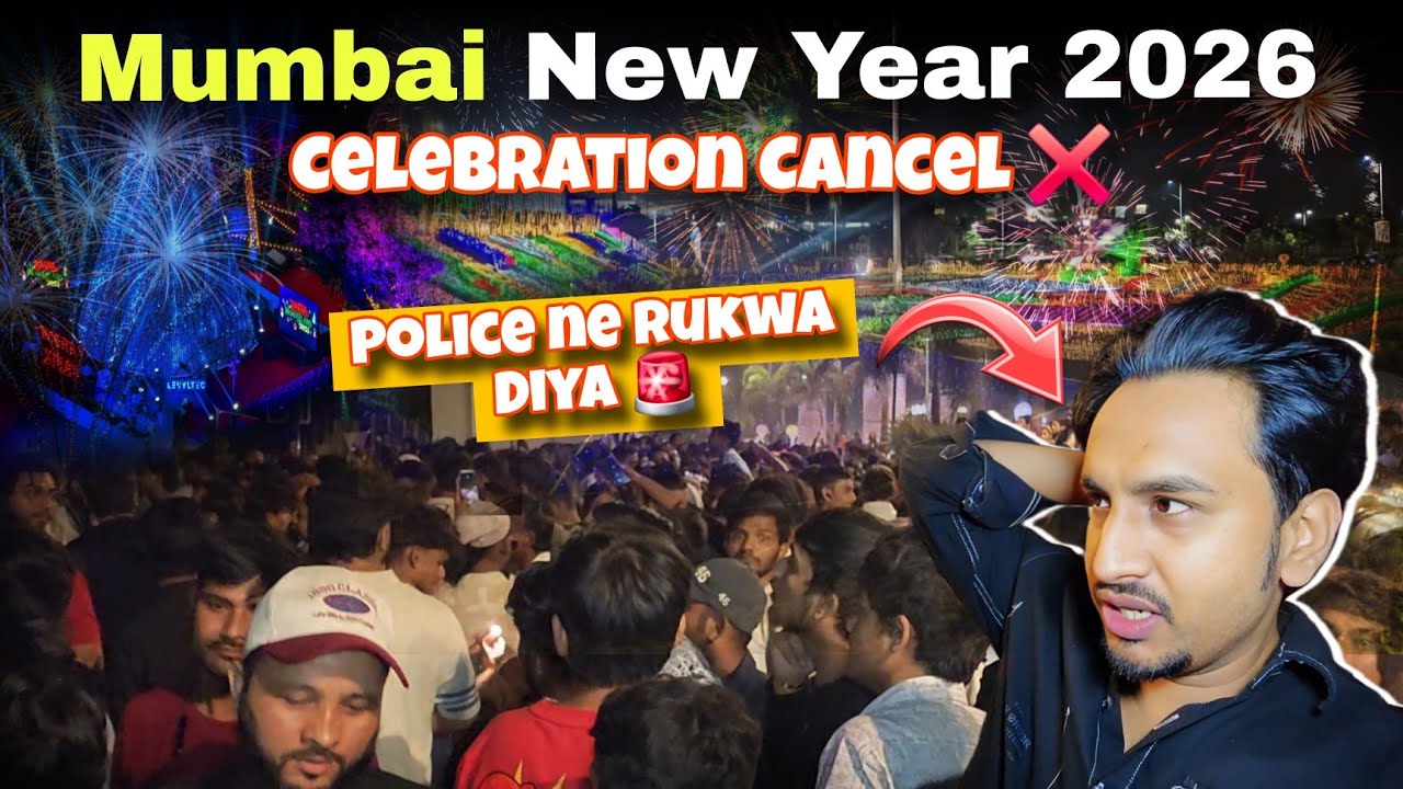 New Year 2026 Mumbai Reality 😳 | Bandra Reclamation & Carter Road Closed by Police 🚨