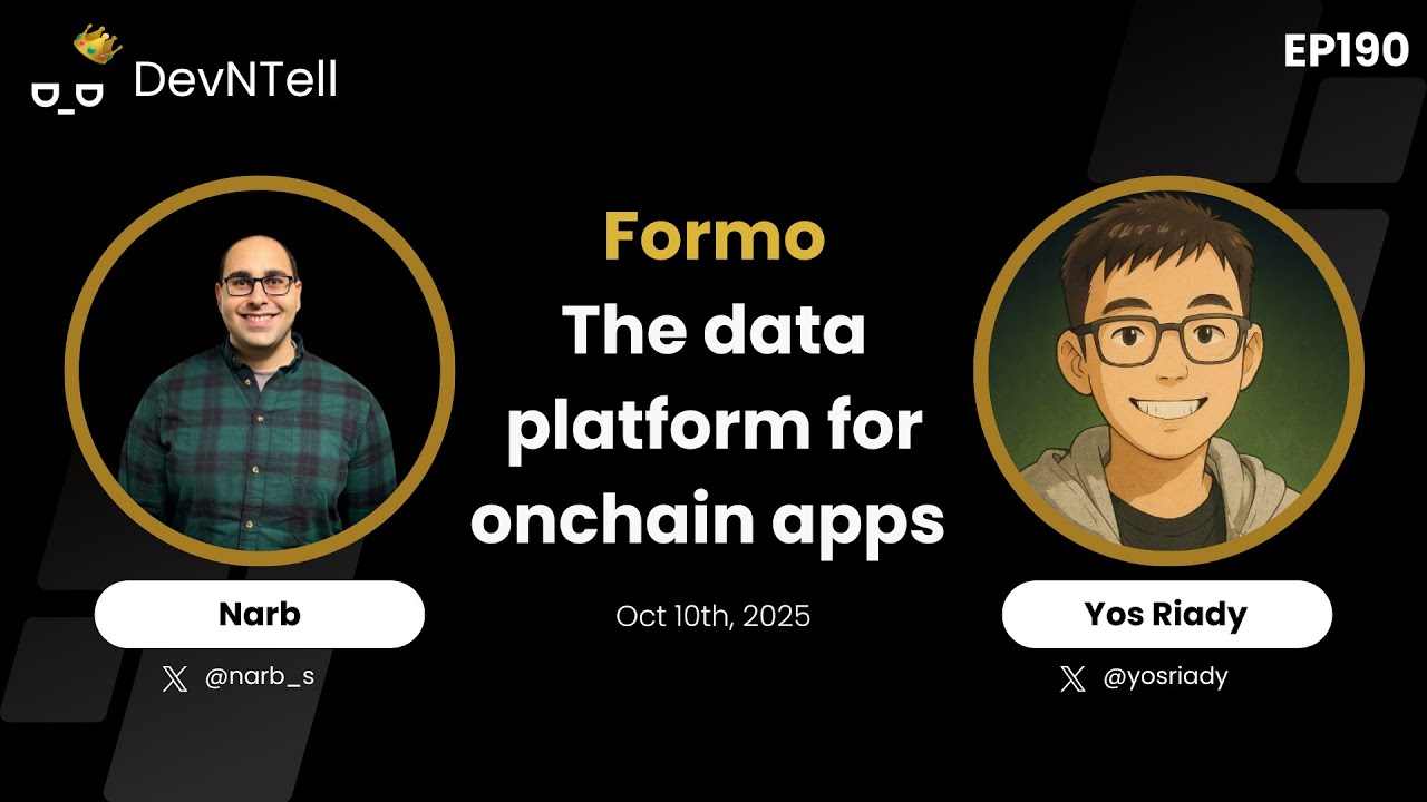 DevNTell - Formo, The Data Platform for Onchain Apps